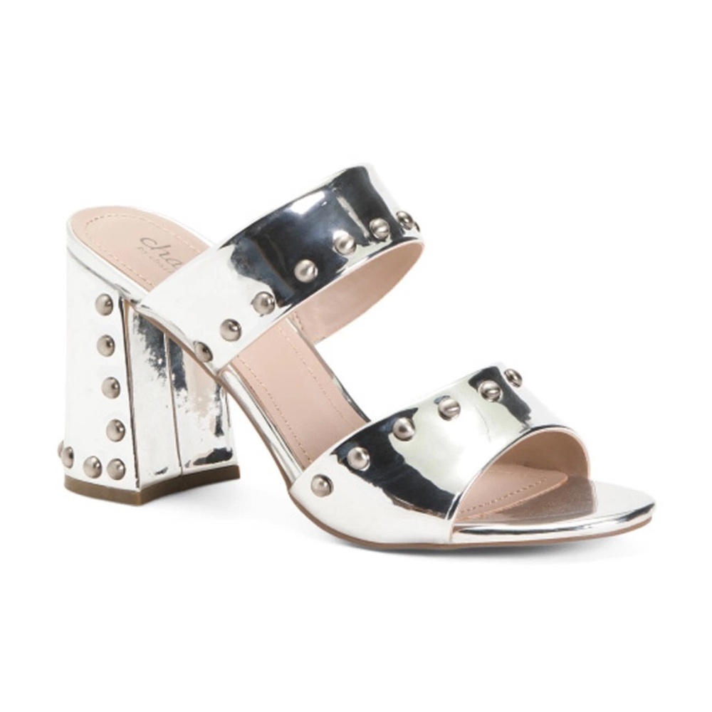 NIB Charles David Roaring Silver slide sz 5